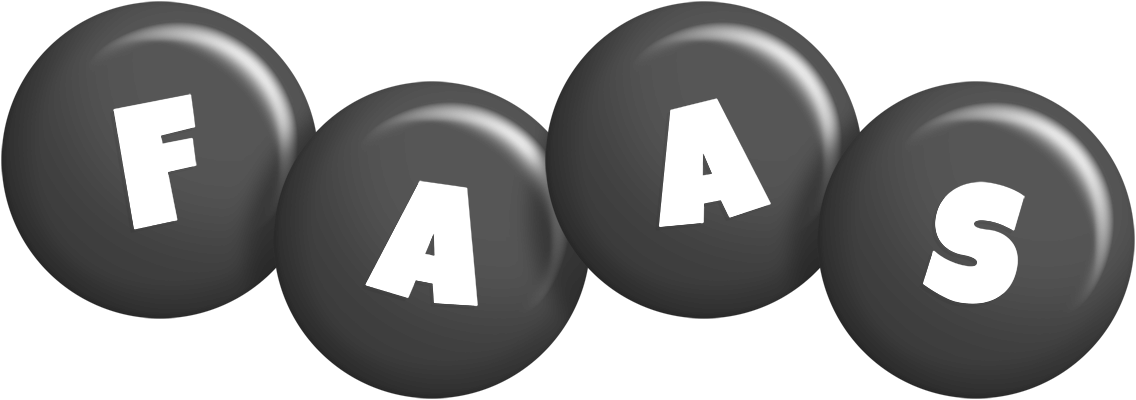 Faas candy-black logo