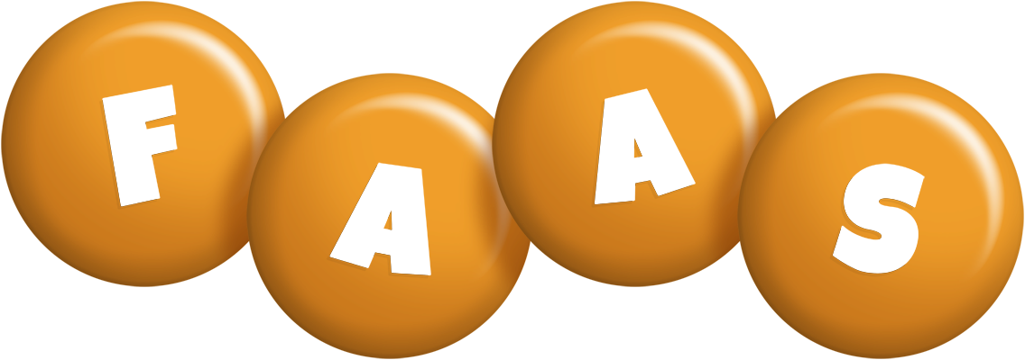 Faas candy-orange logo