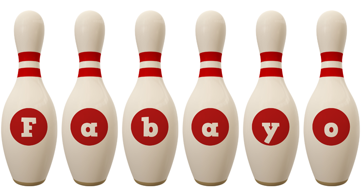 Fabayo bowling-pin logo