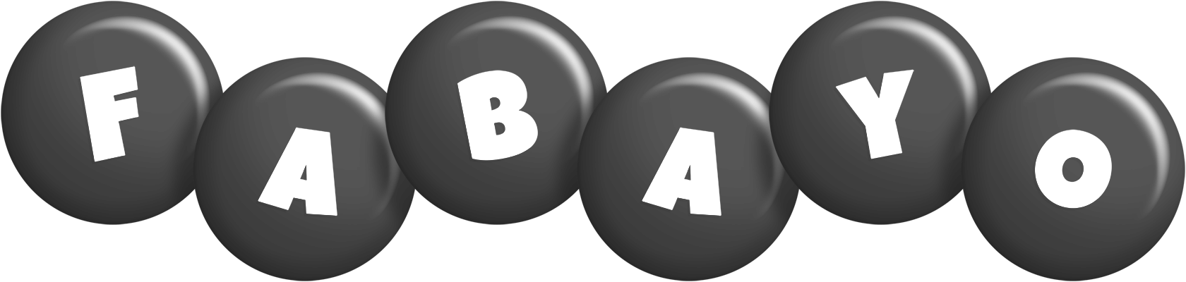 Fabayo candy-black logo