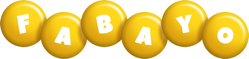 Fabayo candy-yellow logo