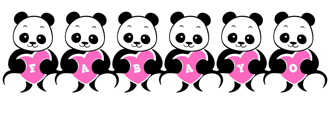 Fabayo love-panda logo