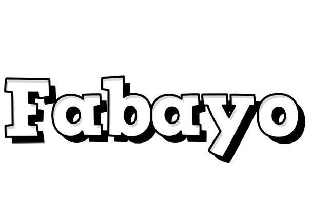 Fabayo snowing logo