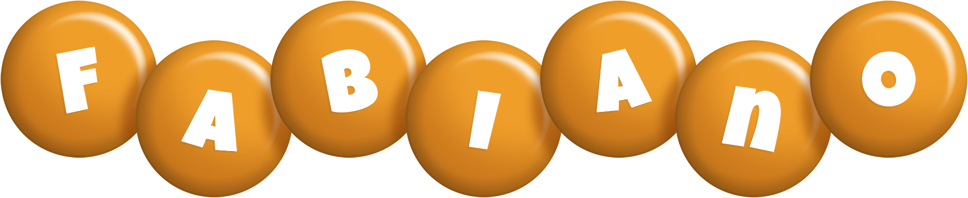 Fabiano candy-orange logo