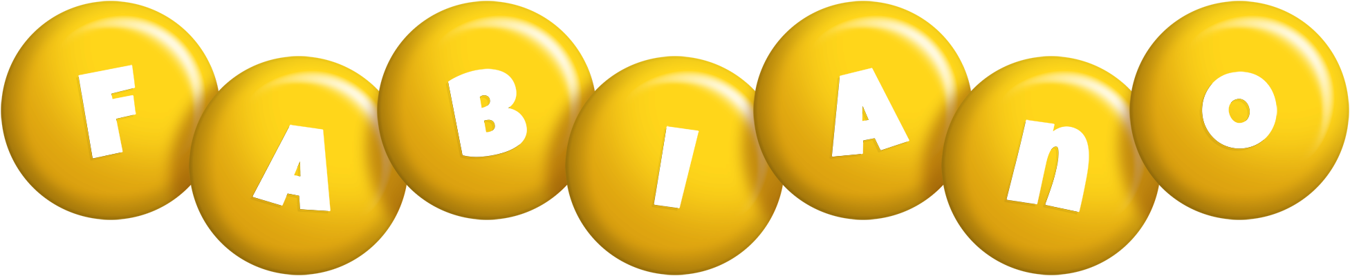 Fabiano candy-yellow logo