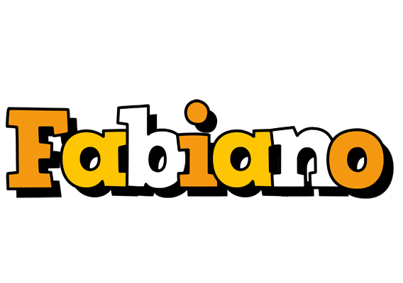 Fabiano cartoon logo