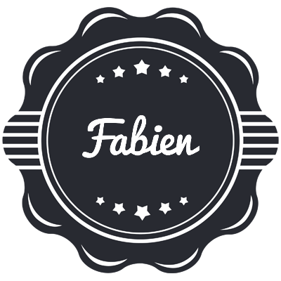 Fabien badge logo