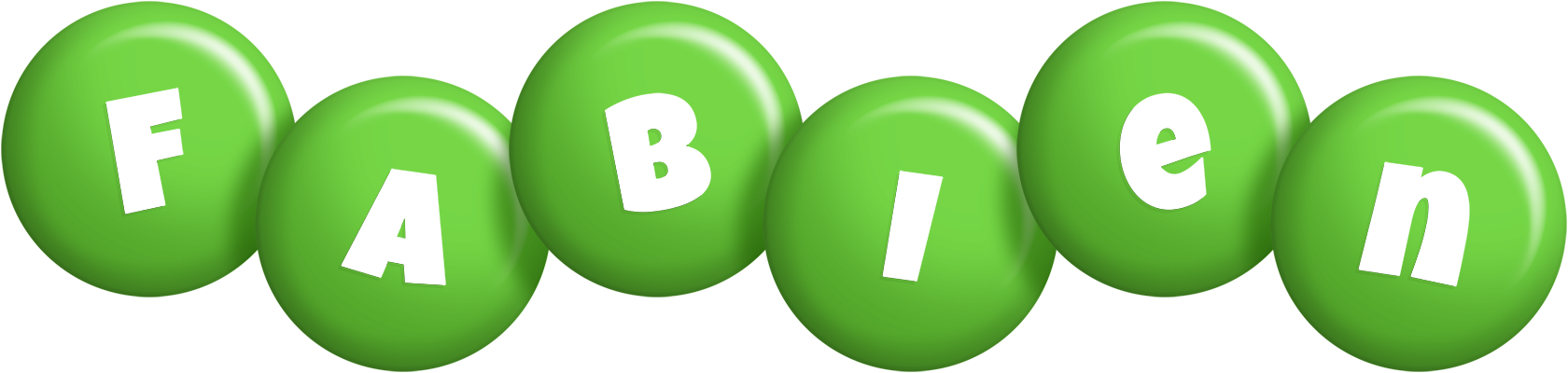 Fabien candy-green logo