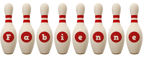 Fabienne bowling-pin logo