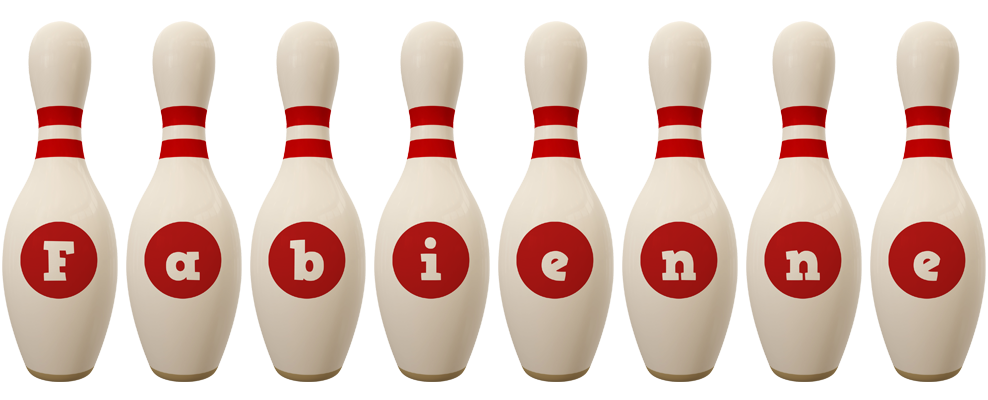 Fabienne bowling-pin logo