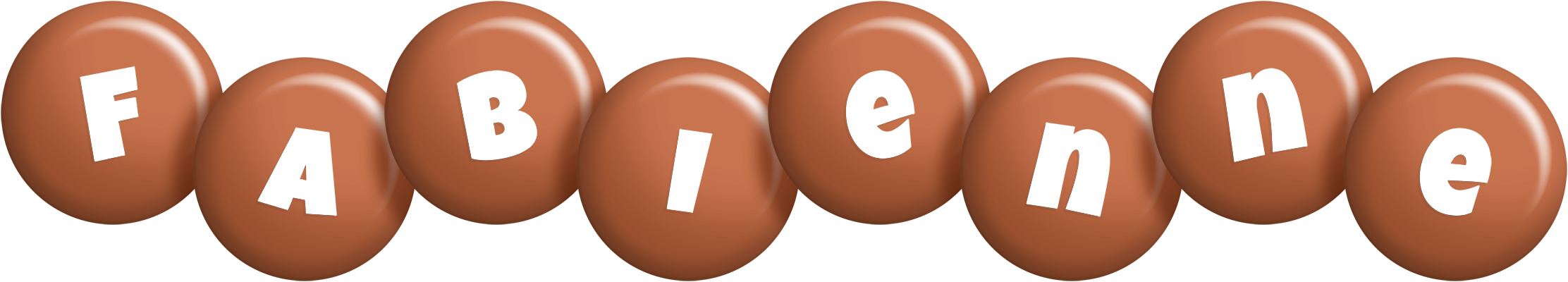 Fabienne candy-brown logo