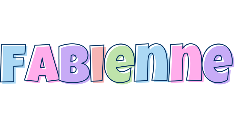 Fabienne pastel logo