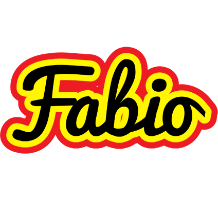 Fabio flaming logo