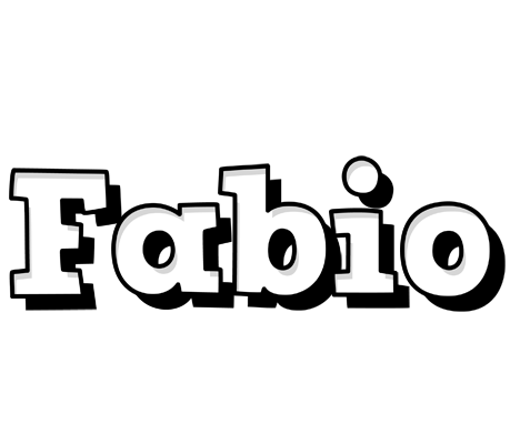 Fabio snowing logo
