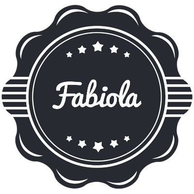 Fabiola badge logo