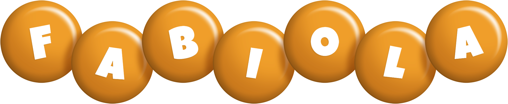 Fabiola candy-orange logo
