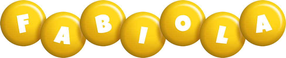 Fabiola candy-yellow logo