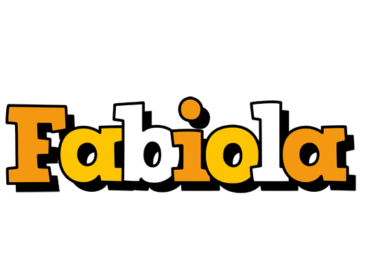 Fabiola cartoon logo