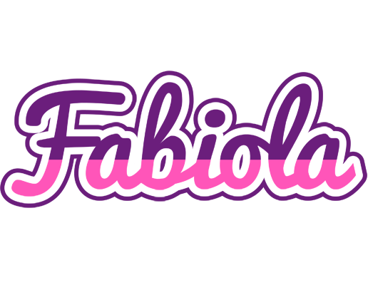 Fabiola cheerful logo