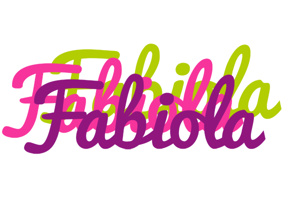 Fabiola flowers logo