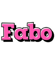 Fabo girlish logo