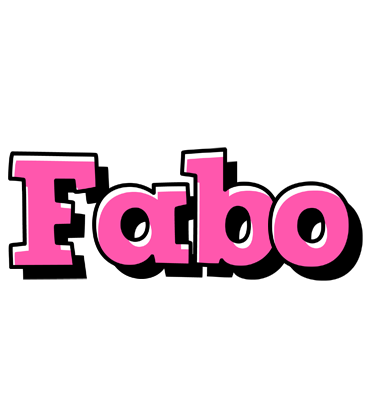Fabo girlish logo