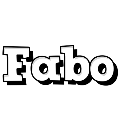Fabo snowing logo