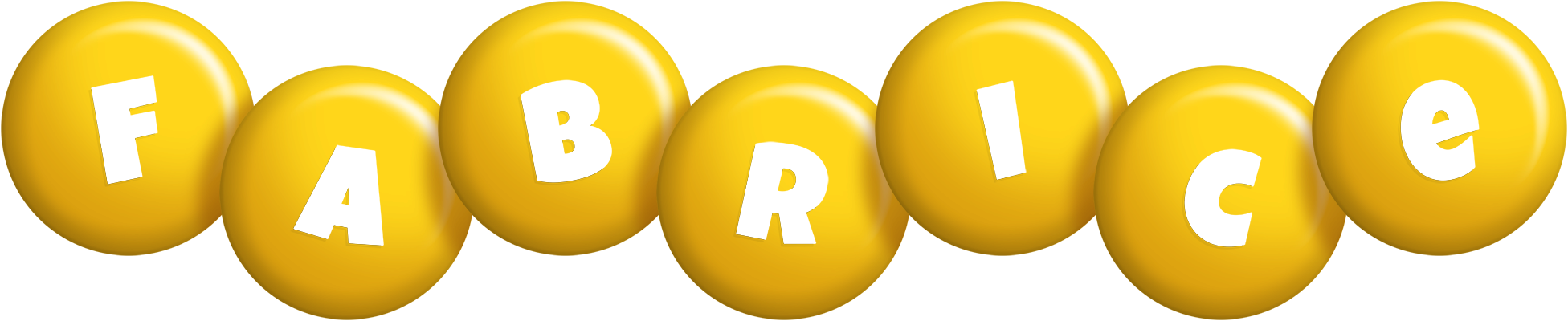 Fabrice candy-yellow logo
