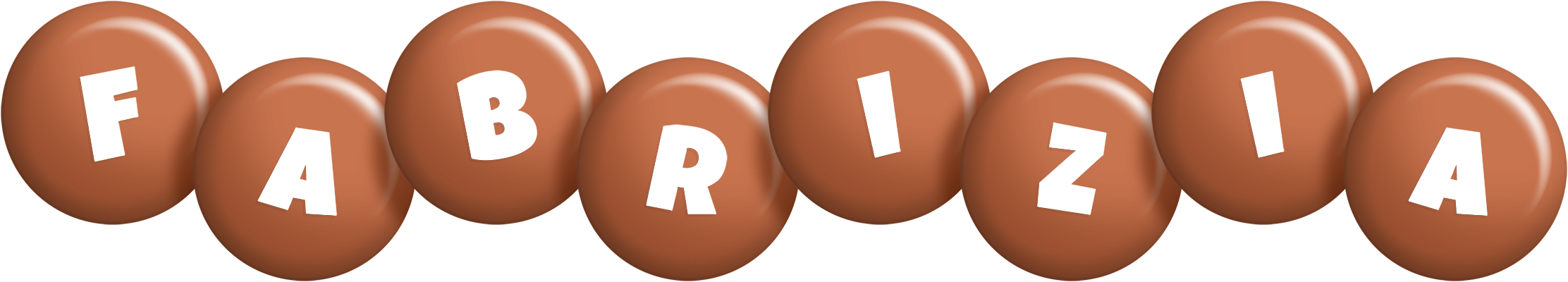 Fabrizia candy-brown logo