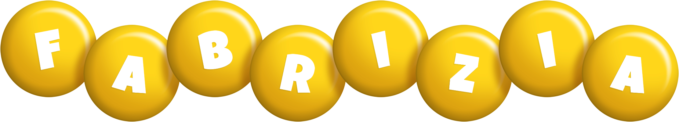Fabrizia candy-yellow logo
