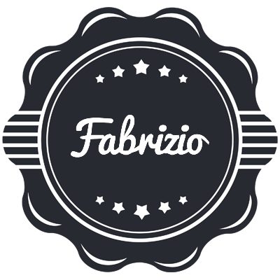 Fabrizio badge logo