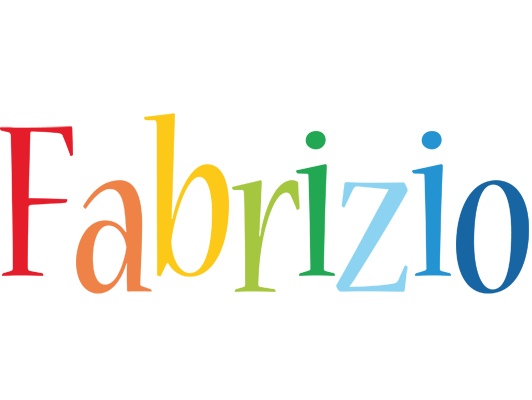 Fabrizio birthday logo