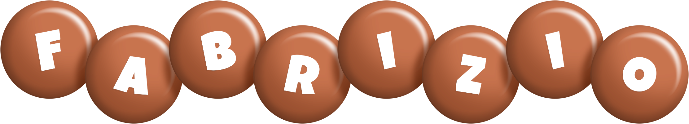 Fabrizio candy-brown logo