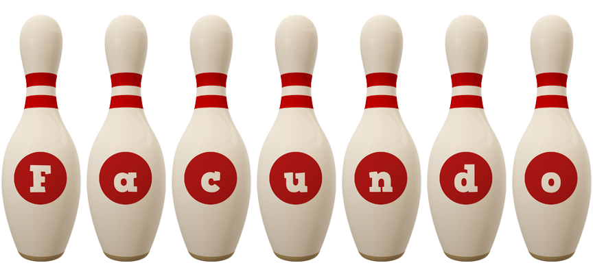 Facundo bowling-pin logo