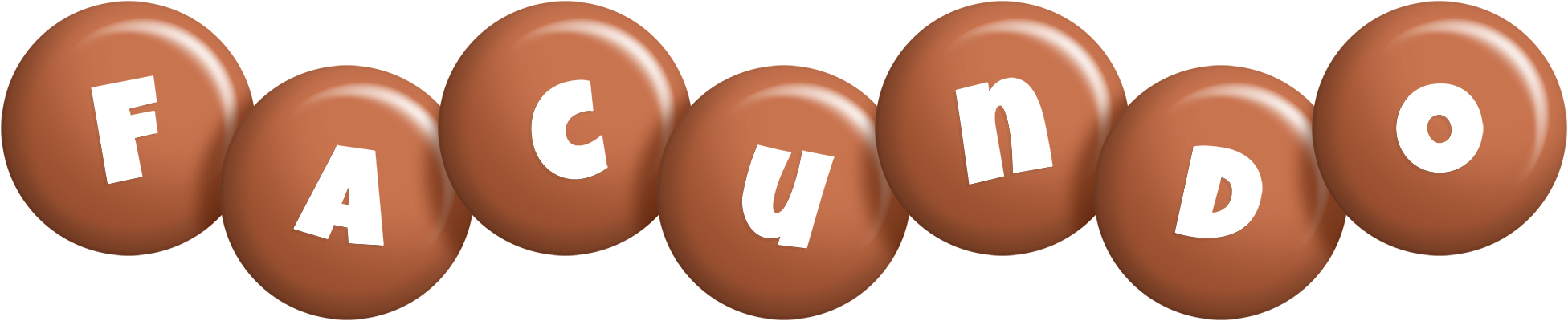 Facundo candy-brown logo