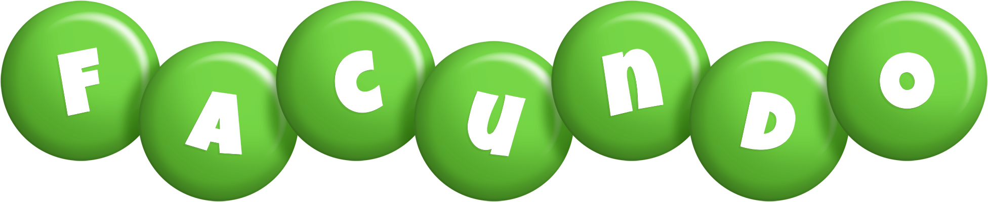 Facundo candy-green logo