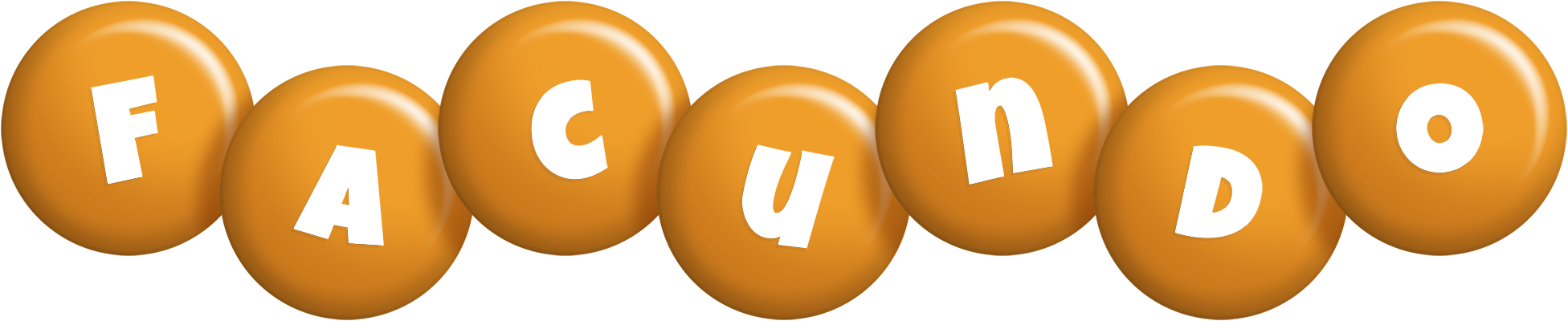 Facundo candy-orange logo
