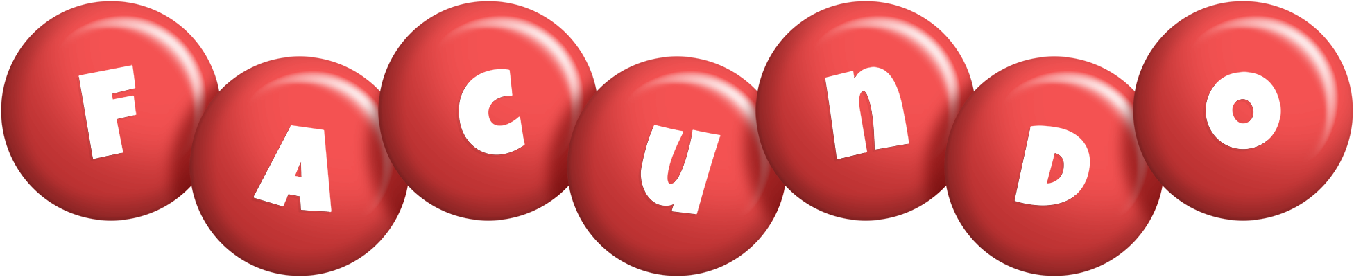 Facundo candy-red logo