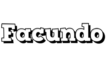 Facundo snowing logo