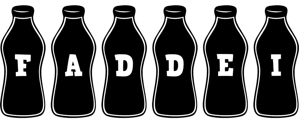 Faddei bottle logo