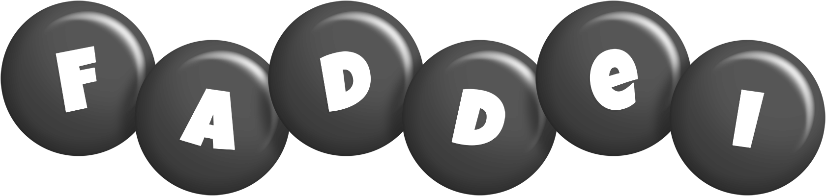 Faddei candy-black logo