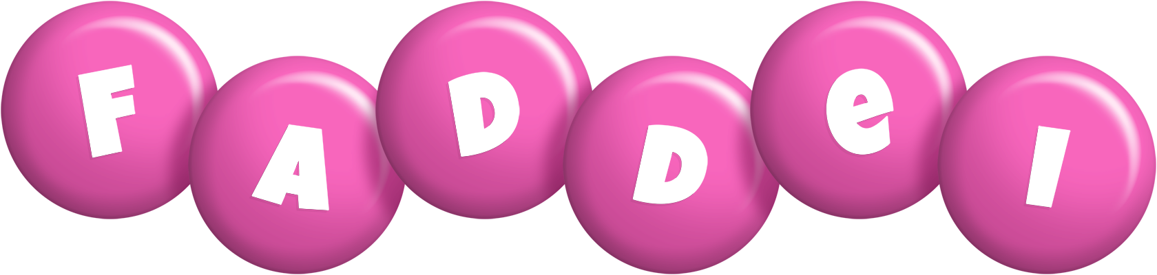 Faddei candy-pink logo