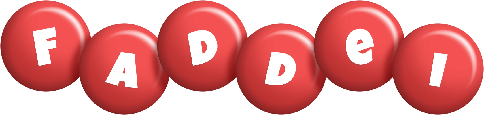 Faddei candy-red logo