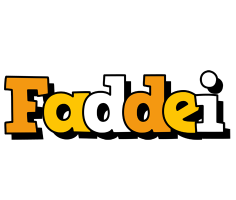 Faddei cartoon logo