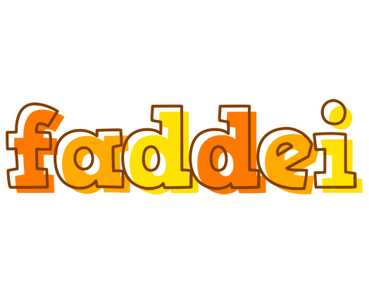 Faddei desert logo