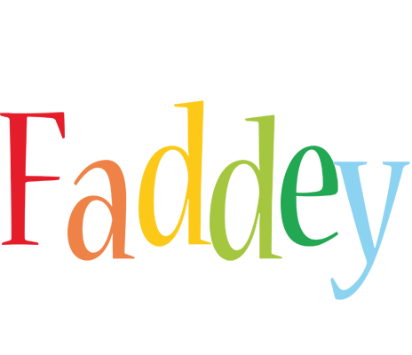 Faddey birthday logo