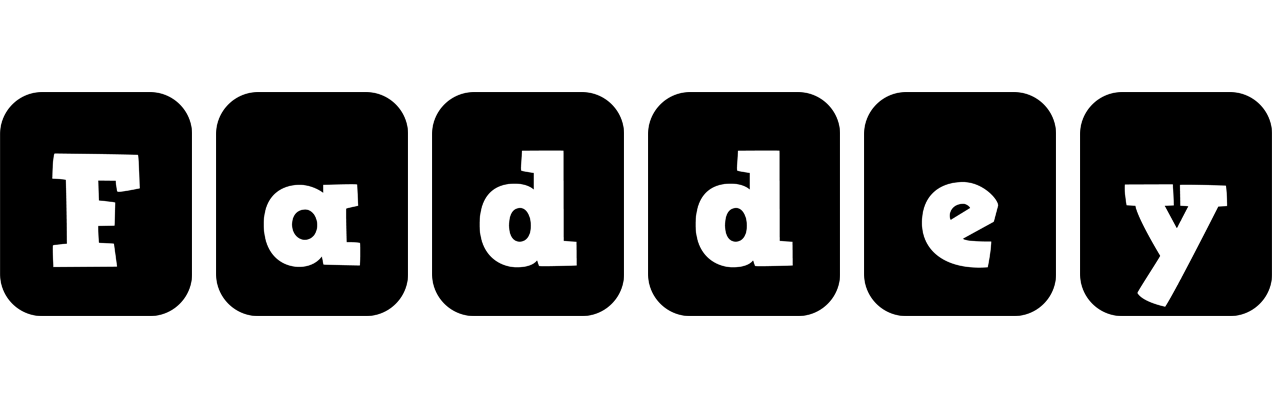 Faddey box logo