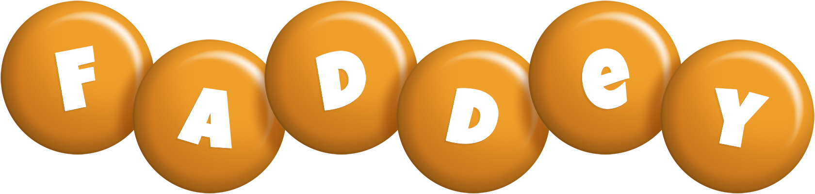 Faddey candy-orange logo