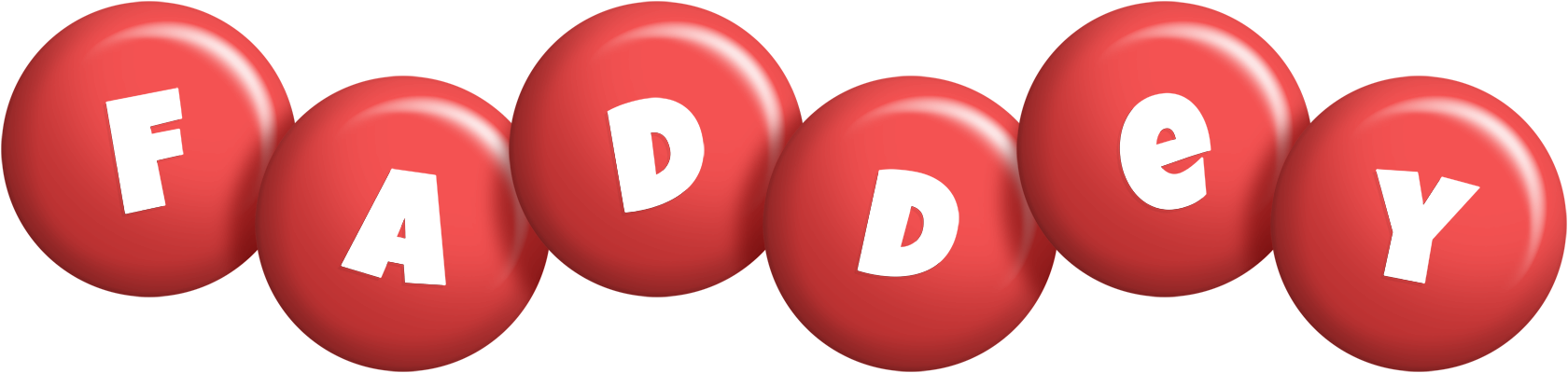 Faddey candy-red logo