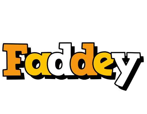 Faddey cartoon logo
